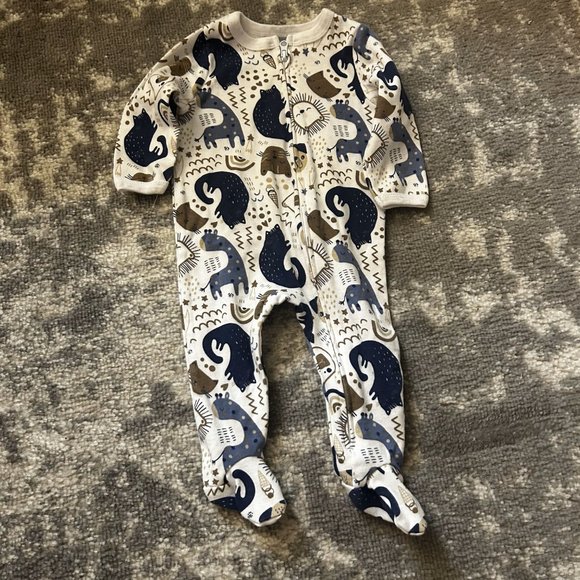 Koala Baby-Sterling Baby Cotton Footed Sleepers 6 Months - Picture 5 of 7